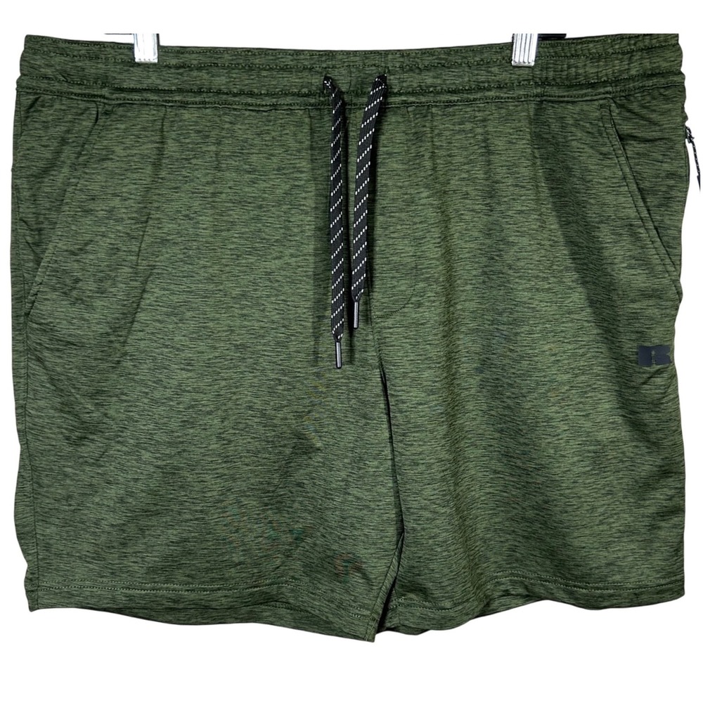 Russell Athletic Men's Heather Green Athletic Shorts Training Gym Size 2XL New